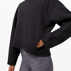 Airwrap modal pullover hoodie lululemon black